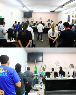 Vereadores pratenses se reuniram nessa semana para realização da 33ª sessão ordinária de 2025.Sessão foi marcada pela presença de cidadãos que aproveitaram o momento para levar aos vereadores suas demandas. Ocuparam a tribuna os senhores : André Andrade Oliveira, Edu da Feira, Joel Bertochi e Ellydayne Silva.Senhor José Abel da Rocha Catuta também compareceu para receber a Moção de Aplausos 019/2025, de autoria de todos os vereadores, aprovada nesse mês.No encontro foram votados ainda diversos projetos, como a Moção de Aplausos n. 021 e 022/2025 que parabenizam a Polícia Militar e Polícia Civil do município. Também foi aprovado o Projeto de Decreto Legislativo 014/2025, que concede título de cidadão honorário á José Mario Lima. Iniciativa é de autoria do vereador Fabio Eustáquio Pereira.