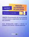 90.004/2026 - Contratação de fornecimento continuo para a aquisição de material de consumo.