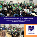 Câmara entrega material Constituição em Miúdos no Distrito de Jardinésia Câmara entrega material Constituição em Miúdos no Distrito de Jardinésia