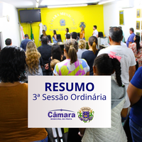 Câmara Municipal do Prata - MG aprova novos projetos