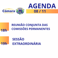 CONVOCAÇÃO PARA REUNIÃO CONJUNTA DE COMISSÕES E SESSÕES EXTRAORDINÁRIAS