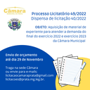 Dispensa de Licitação - 040/2022 / Processo Licitatório 049/2022 - Material de Expediente Dispensa de Licitação - 040/2022 / Processo Licitatório 049/2022 - Material de Expediente