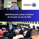 EMATER presta contas à Câmara de atuação no ano de 2022