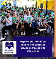 Escola do Legislativo leva palestra até povoado do Monjolinho