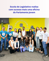 Escola do Legislativo realiza com sucesso mais uma oficina do Parlamento Jovem