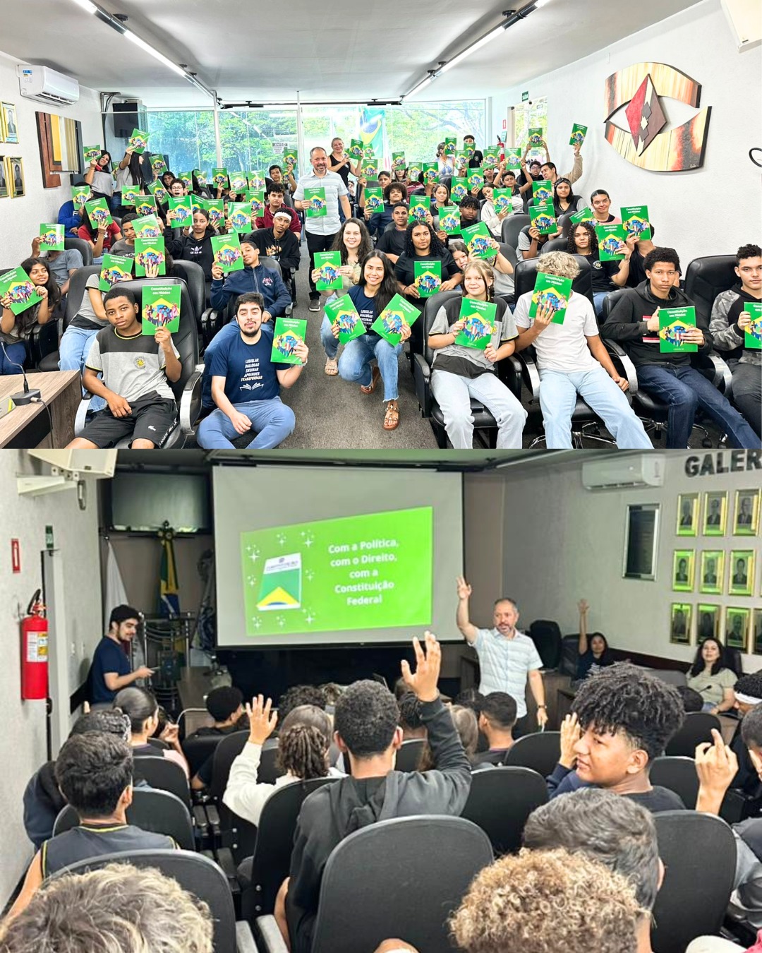 ESCOLA DO LEGISLATIVO REINICIA PROJETO CONSTITUIÇÃO EM MIÚDOS