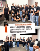 Parlamento Jovem realiza palestra sobre comunicação inclusiva e neurodiversidade.