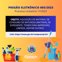 PREGÃO ELETRÔNICO 005/2023 - AQUISIÇÃO DE MATERIAL DE CONSUMO DE NATUREZA (MATERIAL DE EXPEDIENTE, TONER PARA IMPRESSÃO, LIMPEZA/ PRODUTOS DE HIGIENIZAÇÃO, COPA/COZINHA, INFORMÁTICA, MANUTENÇÃO, ÁUDIO/ VÍDEO E LIVROS) PARA O FUNCIONAMENTO DAS ATIVIDADES L PREGÃO ELETRÔNICO 005/2023 - AQUISIÇÃO DE MATERIAL DE CONSUMO DE NATUREZA (MATERIAL DE EXPEDIENTE, TONER PARA IMPRESSÃO, LIMPEZA/ PRODUTOS DE HIGIENIZAÇÃO, COPA/COZINHA, INFORMÁTICA, MANUTENÇÃO, ÁUDIO/ VÍDEO E LIVROS) PARA O FUNCIONAMENTO DAS ATIVIDADES L