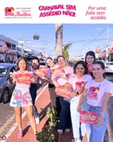 Procuradoria da Mulher realiza ação de combate ao assédio durante o CarnaPrata 2026.