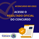 RESULTADO OFICIAL DO CONCURSO PÚBLICO 001/2022 - ACESSE