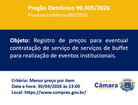 PREGÃO ELETRÔNICO 90.005/2026